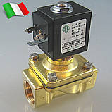 Електромагнітний клапан для повітря 21HT5KOY160 (ODE, Italy), G3/4, фото 2
