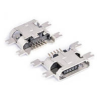 Micro USB тип B гнездо, SMD-монтаж (MCR-B-S-RA-TSMT-EH1-T/R) ADAM TECH