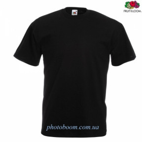 Футболка унісекс "Valueweight T" для термотрансферного і прямого друку, чорна Розмір M, фото 1