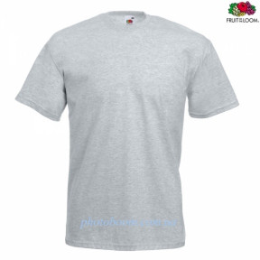 Футболка унісекс "Valueweight T" для термотрансферного і прямого друку, світло-сіра Розмір XL, фото 1