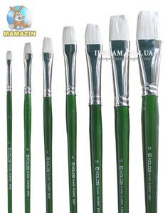 Пензель мальовничий (щетина) "KOLOS" 2402 плоский № 2 101898 G-Rich