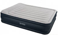 Надувной матрас кровать со встроенным электронасосом Intex 64140