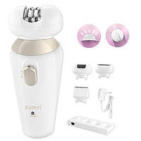 Епілятор бритва пемза тример 4 в 1 Kemei 1532