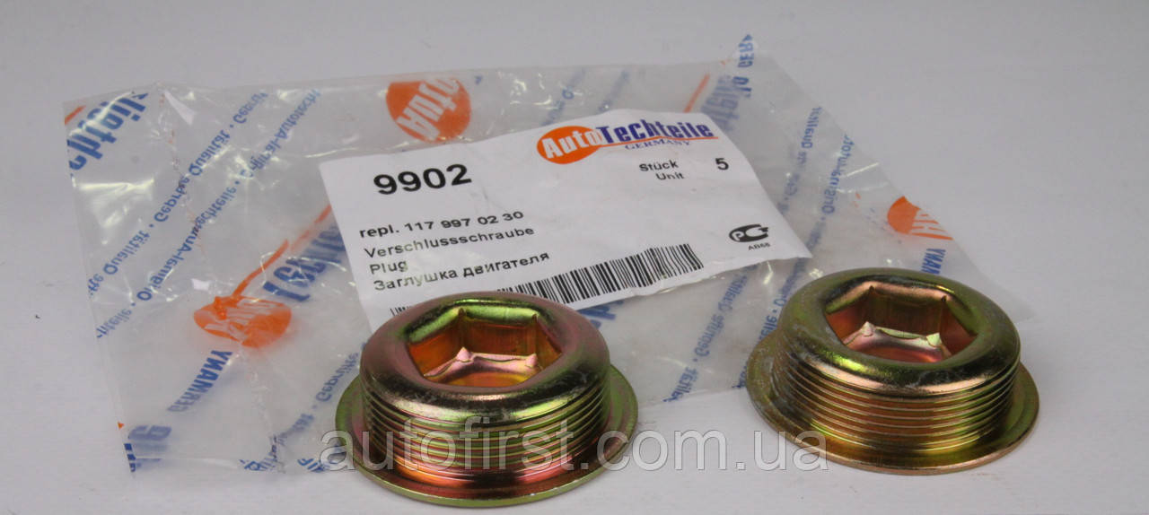Autotechteile 9902 Заглушка блоку двигуна (M35x1.5) Mercedes-Benz Sprinter/Vito (Німеччина), фото 1