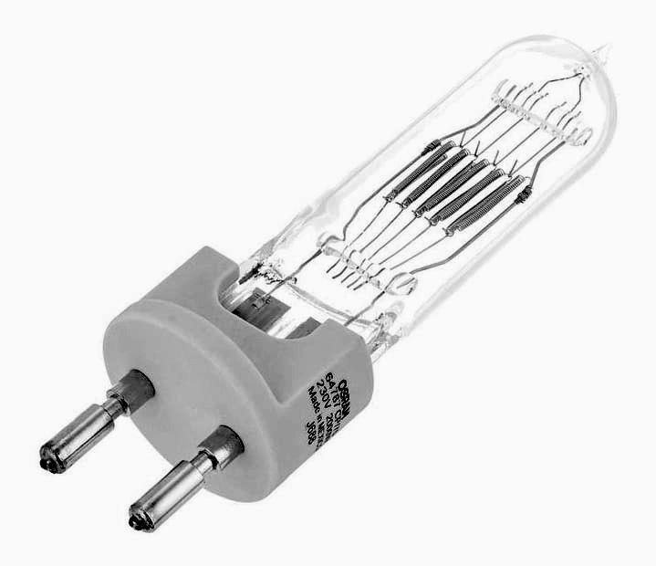Лампа кварцова галогенна 230v 2000w OSRAM 64787 CP/75 G22