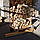 Дровиця розбірна металевий каркас і основа з бруса, полінниця для дров, зберігання дров, складання, фото 4