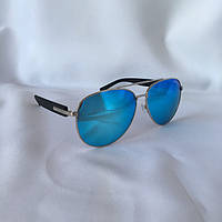 Сонцезахисні окуляри Aviator BVLGARI блакитний