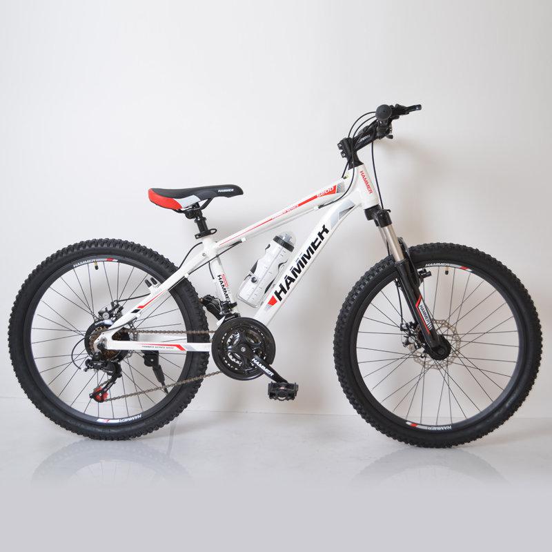 Гірський велосипед 24" HAMMER Біло-Червоний (white-red)