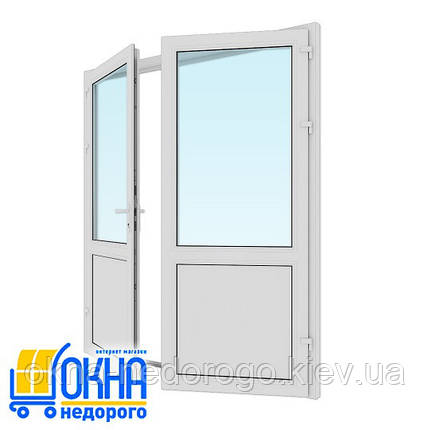 Металопластикові вхідні двері 1800*2050, фото 1
