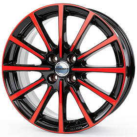 Диски Borbet BL5 Black Red Glossy параметры 8J x 18'' 5 x 112 ET 50
