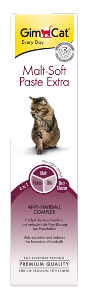 407531/7936 GimCat Malt Soft Paste Extra паста для виведення шерсті, 100 г
