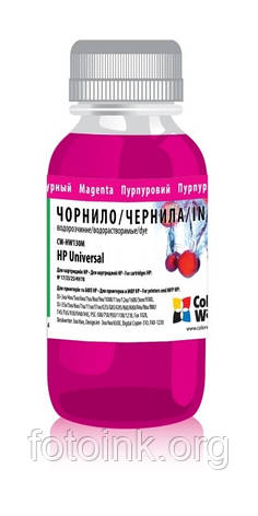 Чорнила ColorWay для HP, 100мл Magenta HW350M, фото 1