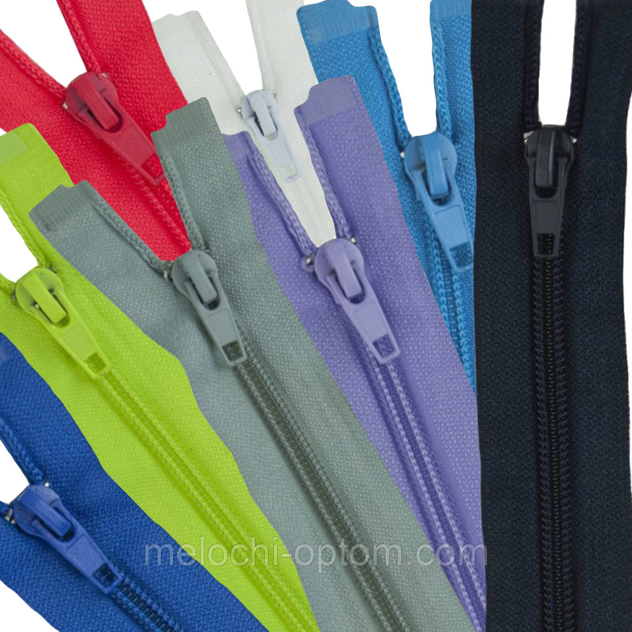 Застібка Блискавка 50см СПІРАЛЬ Тип-5 роз'ємна