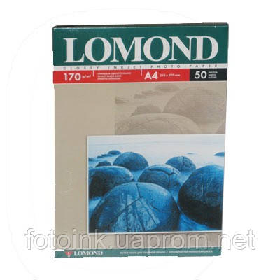 Фотопапір глянцевий Lomond A4 170 г/м, 50 аркушів Код 0102142, фото 2