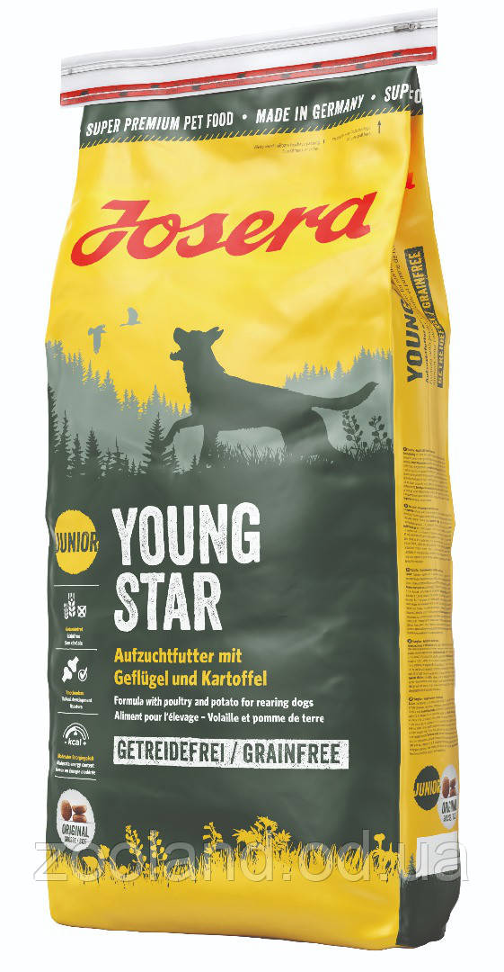 Josera Dog Young Star без злаків для цуценят, 4,5 кг