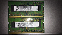 Пам'ять Micron 2Gb So-DIMM PC3-8500S DDR3 (MT8JSF25664HZ)