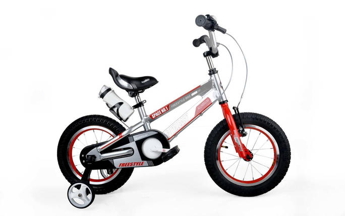 Дитячий двоколісний велосипед RoyalBaby SPACE NO.1 Alu 16", сріблястий, фото 1