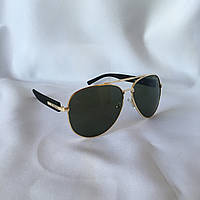 Сонцезахисні окуляри Aviator BVLGARI зелений