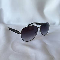 Сонцезахисні окуляри Aviator BVLGARI чорний градієнт
