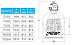 Пісочний фільтр до басейну Emaux T450 Volumetric, 8 м³/год, верхнє підключення, фото 8