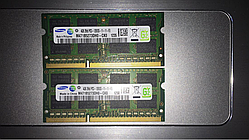 Пам'ять Samsung 4Gb So-DIMM PC3-12800S DDR3-1600 1.5v (M471B5273DH0-CK0) 11-11-f3