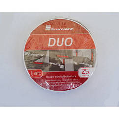 Двохстороння стрічка Eurovent Duo (20мм × 25м)