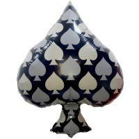 Фольгированный воздушный шар карта пика казино 69 * 57 см
