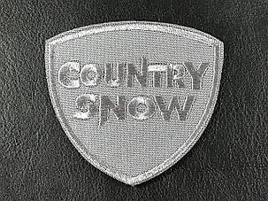 Нашивка Country Snow колір сірий 72x67 мм, фото 1