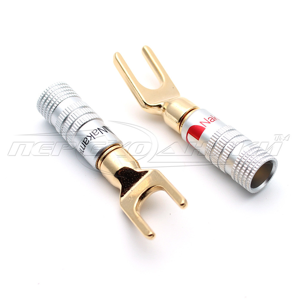 Штекер акустичний  типу вилка,1 шт, метал