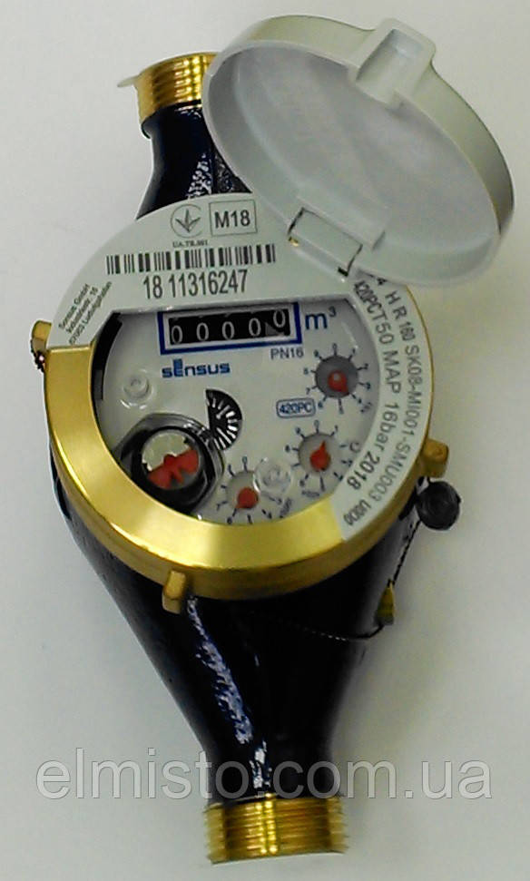 Счетчик холодной воды Sensus 420PC Q3 4,0 Ду 20 R 160 с повышенной точностью измерения (Словакия) - фото 3 - id-p140099178