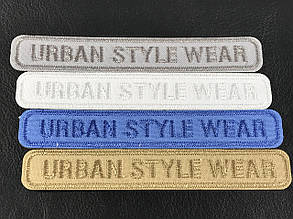 Нашивка Urban style wear колір білий 120x19 мм, фото 4
