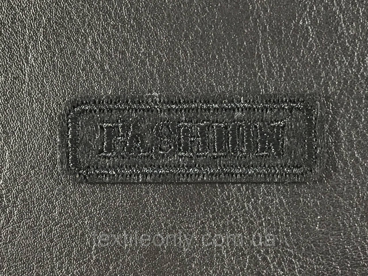 Нашивка Fashion колір чорний 50x18 мм