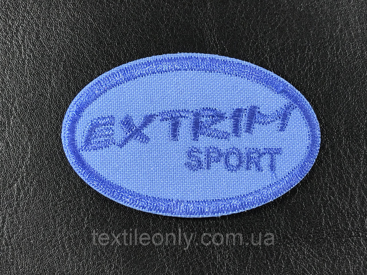 Нашивка Extrim sport колір синій 66x40 мм