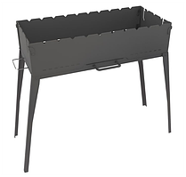 Мангал розкладний (трансформер) на 10 шампурів (сталь 3 мм) без чохла "Prometeo" Mousson Q10V