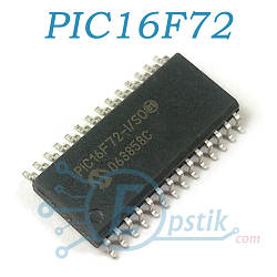 PIC16F72-I/SO, мікроконтролер 8-bit 16MHz, SOP28