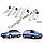 Хром накладки на ручки Hyundai Accent 2000-2006, фото 2