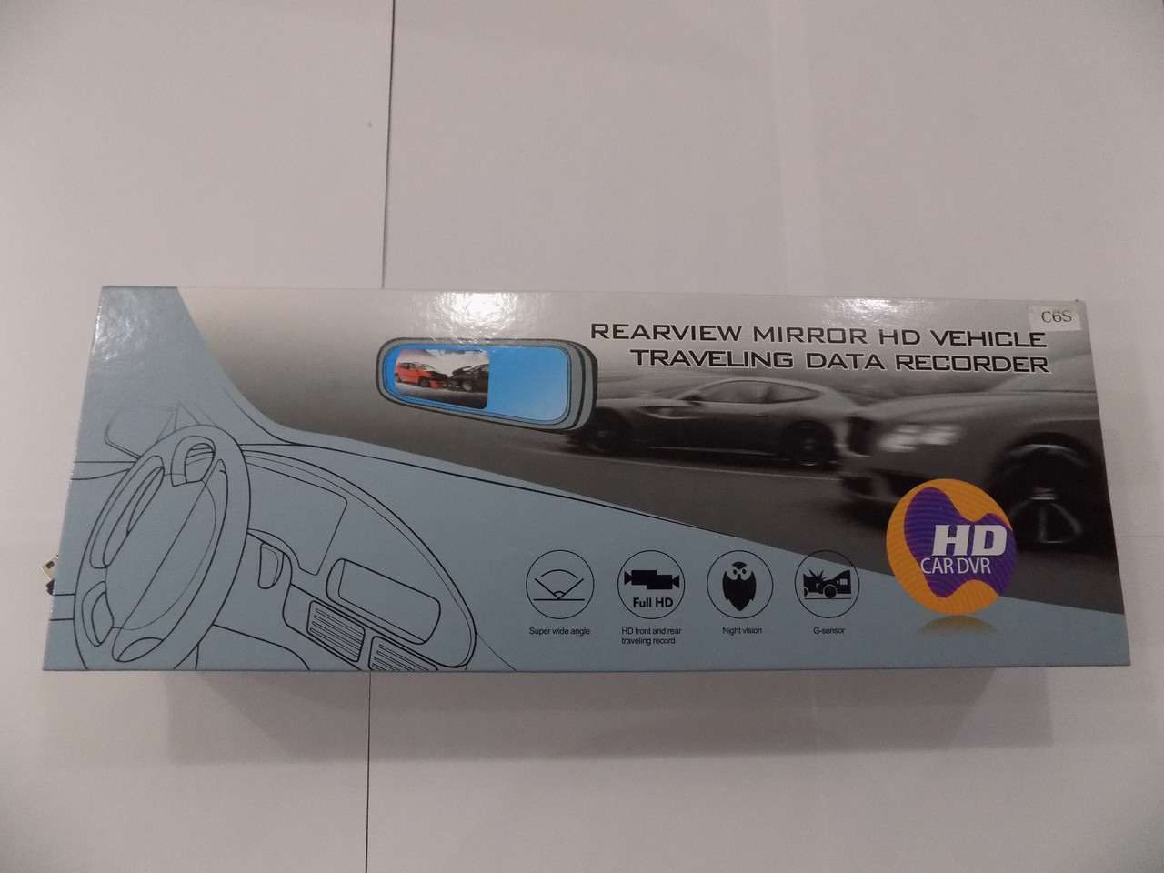 Дзеркало автомобільне внутрішньо - відео реєстратор HD CAR DVR c передньої і задньої камерою (Китай)
