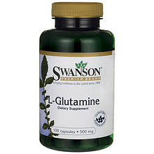 Глютамін амінокислота SWANSON L-GLUTAMINE 500 MG 100 CAPS