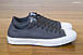 Кеды в стиле  Converse (Конверс) All Star II Low Chuck Tailor Mono. сірі , фото 5