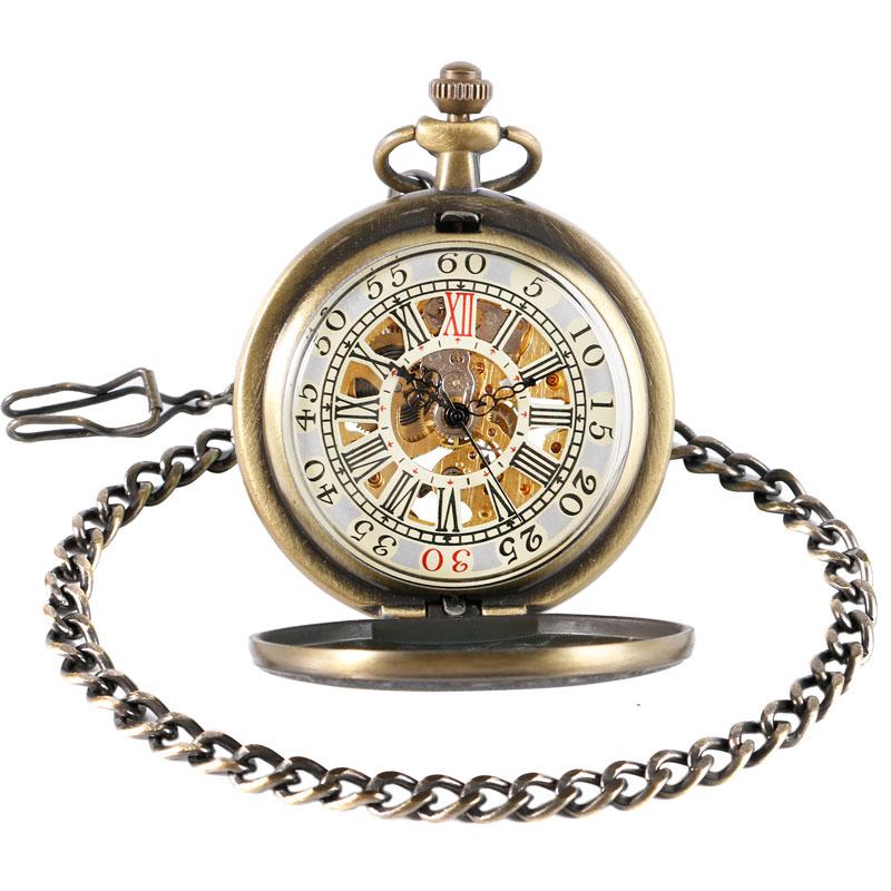 Годинник механічний кишеньковий Bronze Mechanical Watch