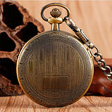 Годинник механічний кишеньковий Bronze Mechanical Watch, фото 3