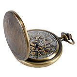 Годинник механічний кишеньковий Bronze Mechanical Watch, фото 7