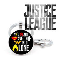 Кулон лого "You can't save "Justice League Лига Справедливости