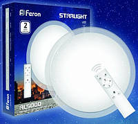 Накладной светодиодный светильник люстра LED Feron AL5000 Starlight 36W 3000K-6500K с пультом