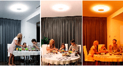 Накладний світлодіодний світильник люстра LED Feron AL5000 Starlight 60W 3000K-6500K з пультом