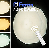 Накладний світильник світлодіодний люстра LED Feron AL5200 Starlight 60W 2700K-6500K з пультом, фото 2