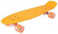 Скейт Profi Penny Board MS0848-1 Оранжевый