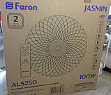 Накладний світильник світлодіодний люстра LED Feron AL5250 JASMIN 100W 2700K-6500K з пультом, фото 5