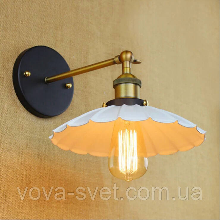 Світильник настінно-стельовий купол [ Steampunk II ] Black / White ( різний розмір)