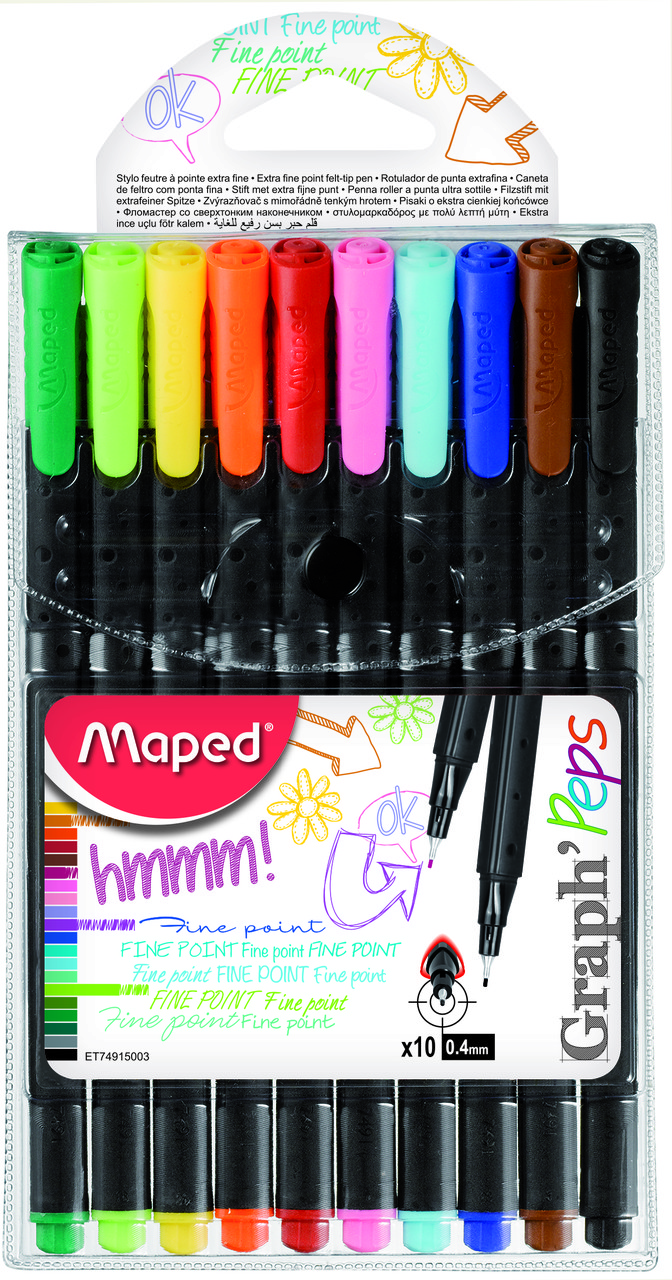 Набір лайнерів Maped GRAPH PEPS 0,4 мм